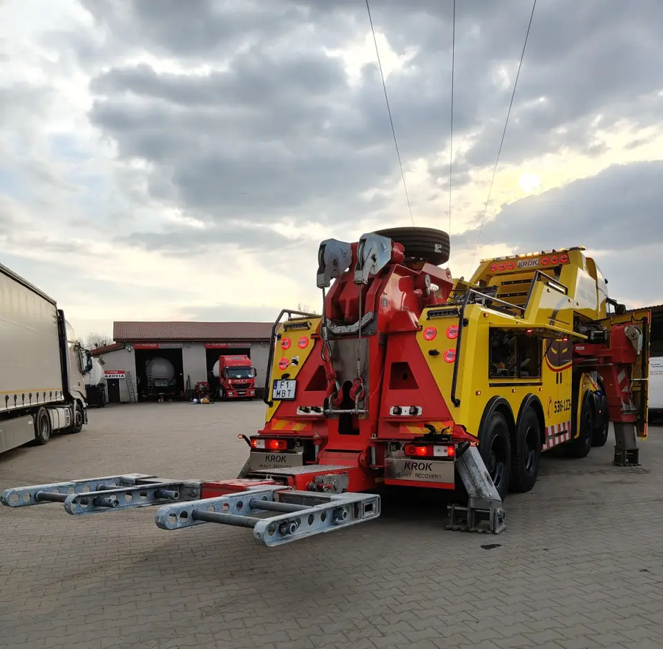 Holownik MBT do holowania ciężarówek i TIR w Sierpcu i okolicy