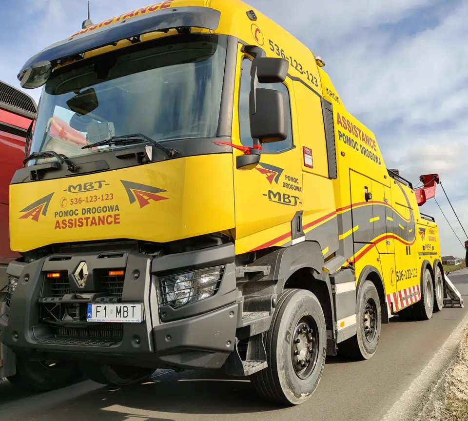 Laweta MBT do holowania aut osobowych i transportu pojazdów w Sierpcu